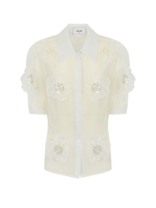 Camicia Scerni in tulle Bianco ODI ODI | SCERNI 250S5BIANCO
